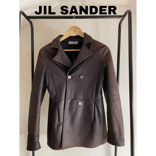 JIL SANDER ジル サンダー レザージャケット ムートンジャケット