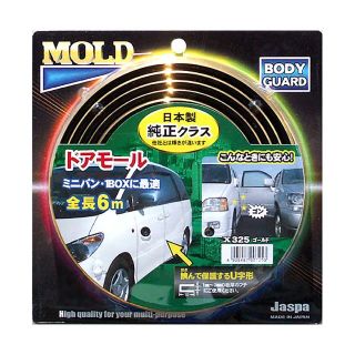 ドアモール　JASPA 　クリエイト　 ゴールド 6m　X325(車外アクセサリ)