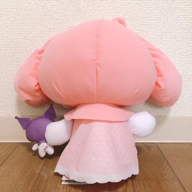 新品 マイメロディ ガーリーピンクBIGぬいぐるみ マイメロ クロミ 2種
