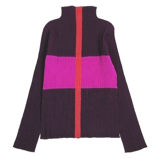 ISSEY MIYAKE(イッセイミヤケ)の90s ISSEY MIYAKE プリーツ セットアップ アーカイブ ▲A10 レディースのトップス(カットソー(長袖/七分))の商品写真