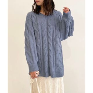 マジェスティックレゴン(MAJESTIC LEGON)のフェザーモールVネックニット(ニット/セーター)