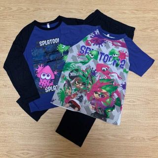 バンダイ(BANDAI)のrirariraさま専用❣️ スプラトゥーン２　パジャマ＆Ｔシャツ(パジャマ)