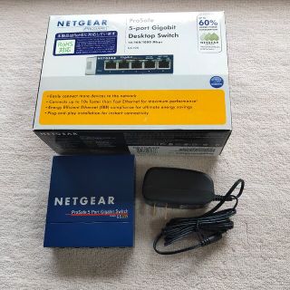 GS105 NETGEAR / ネットギア イーサーネット ハブ 5ポート(PCパーツ)