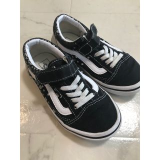 ヴァンズ(VANS)のVANS キッズスニーカー　ブラック女の子　　箱なし(スニーカー)