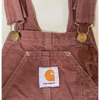 カーハート(carhartt)の中古　carhartt  オーバーオール　120 キッズ　カーハート　芋掘り遠足(パンツ/スパッツ)