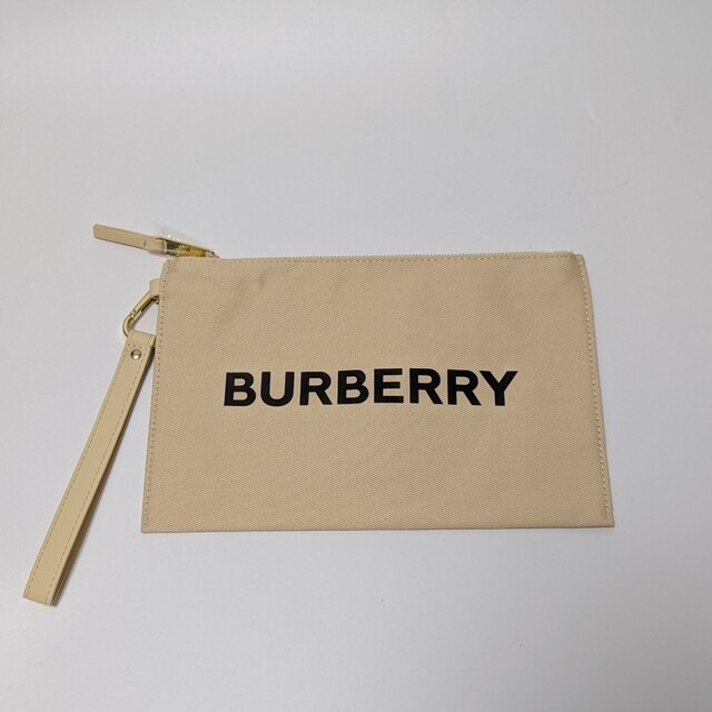 BURBERRY(バーバリー)のバーバリー　ノベルティ　ポーチ　ベージュ レディースのファッション小物(ポーチ)の商品写真