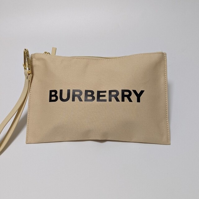 BURBERRY(バーバリー)のバーバリー　ノベルティ　ポーチ　ベージュ レディースのファッション小物(ポーチ)の商品写真