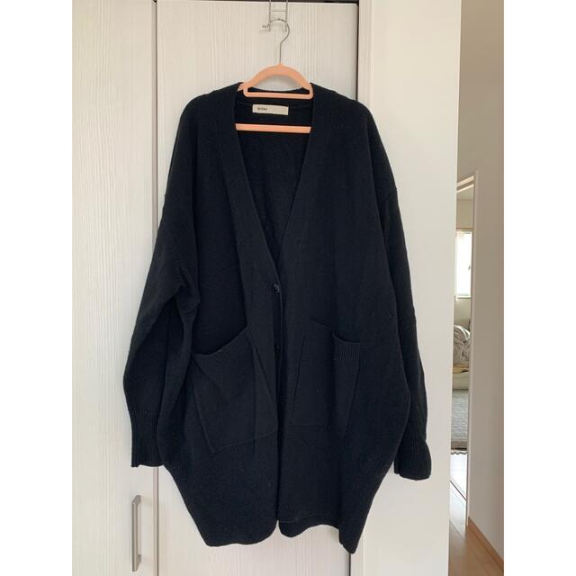 BLACK by moussy(ブラックバイマウジー)のblack by moussy ロングカーディガン レディースのトップス(カーディガン)の商品写真