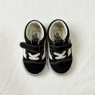 ヴァンズ(VANS)のVANS  バンズ　オールドスクール　キッズ　スニーカー　ブラック(スニーカー)