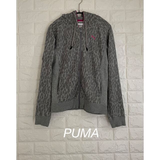 PUMA(プーマ)のPUMA ジップアップパーカー　レオパード柄 レディースのトップス(パーカー)の商品写真