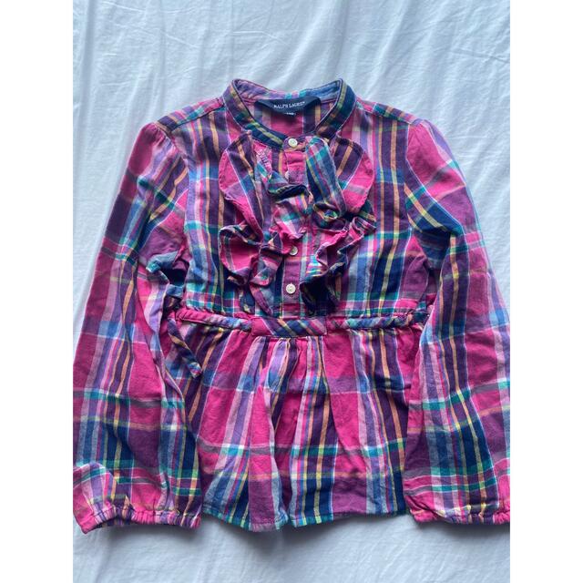 Ralph Lauren(ラルフローレン)のラルフローレン キッズシャツ キッズ/ベビー/マタニティのキッズ服女の子用(90cm~)(ブラウス)の商品写真