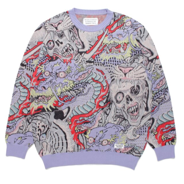 WACKO MARIA(ワコマリア)のWACKOMARIA TIM LEHI  JACQUARD SWEATER  メンズのトップス(ニット/セーター)の商品写真