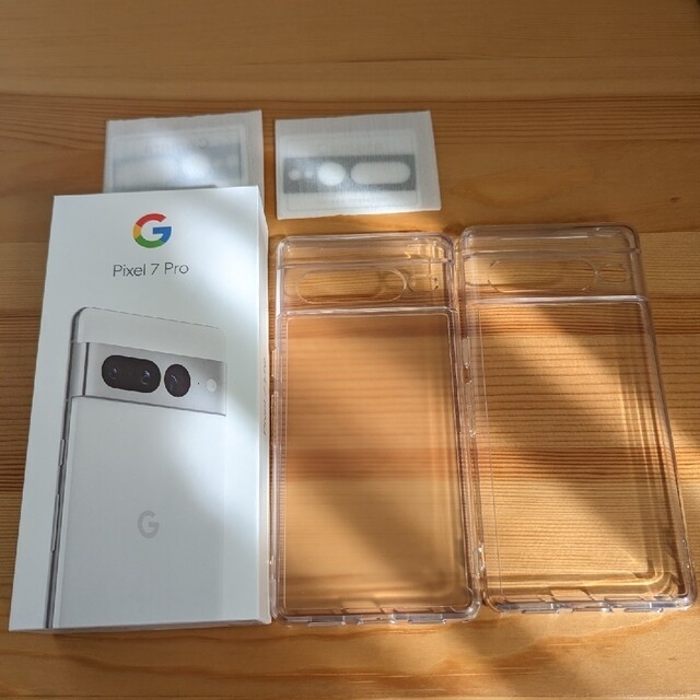 Google Pixel - 【即発送】Pixel7 Pro 128GB Snow ケース2個付きの通販