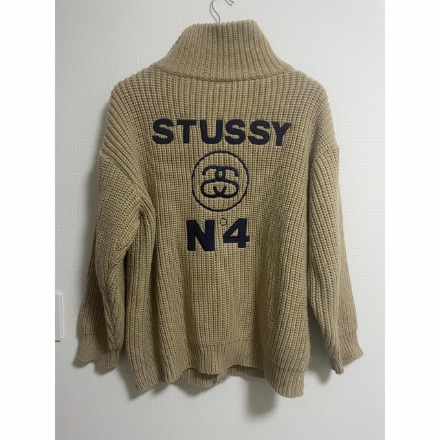 90s STUSSY 4大都市　ジップニット