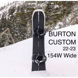 BURTON - バートンカスタム キャンバー 154W(Wide) 22-23今季