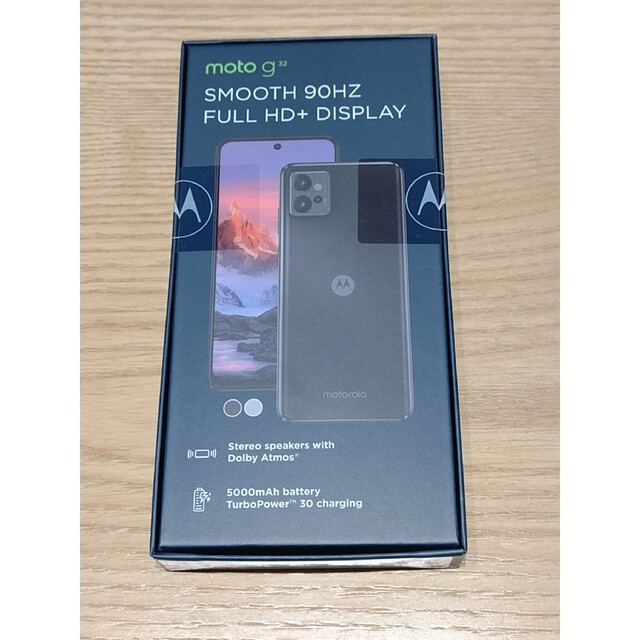 新品・未開封】motorola moto g32 ミネラルグレイ 新品・未開封】motorola moto g32 ミネラルグレイ