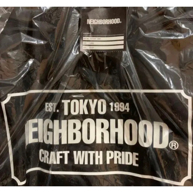 新品 L 黒 NEIGHBORHOOD WINDBREAKER JACKET