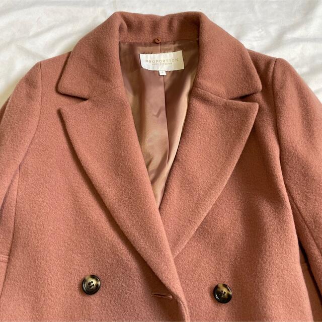PROPOTION BODY DRESSING サイズ3 ピンク ピーコート