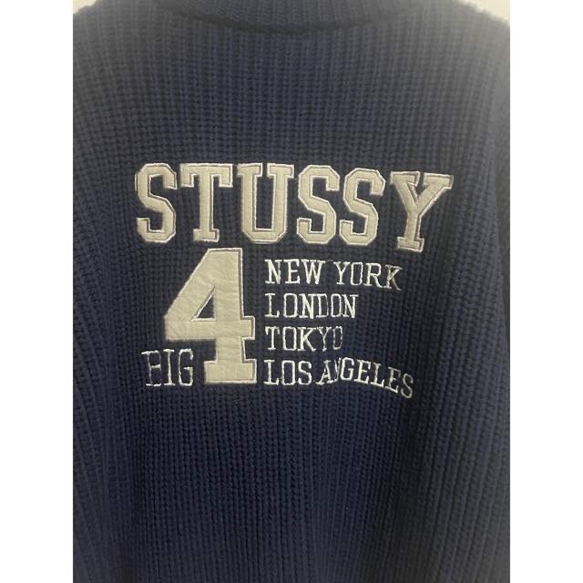 STUSSY(ステューシー)の最高値下げ！！ニットジャケットオールドステューシー90s  メンズのトップス(ニット/セーター)の商品写真