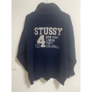 ステューシー(STUSSY)のニットジャケットオールドステューシー90s (ニット/セーター)