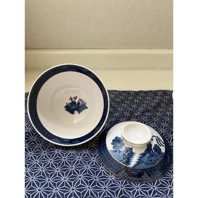 NIKKO - ニッコー ダブルフェニックス 山水 蓋つき夫婦茶碗(赤 NIKKO - ニッコー ダブルフェニックス 山水 蓋つき夫婦茶碗(赤