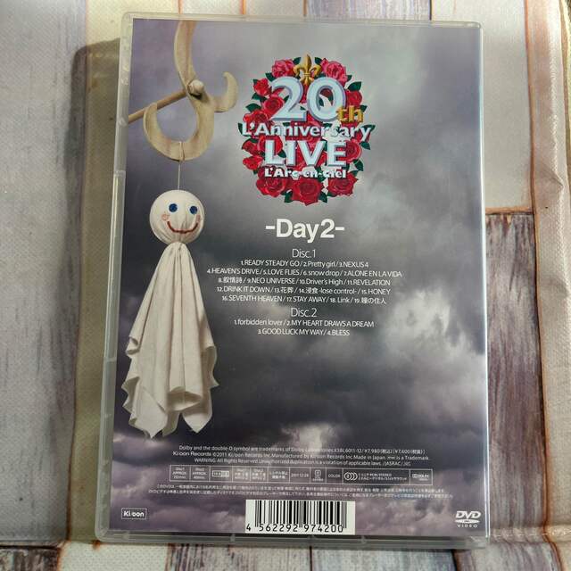 L'Arc～en～Ciel(ラルクアンシエル)のラルク　20th　L’Anniversary　LIVE　-Day2- DVD エンタメ/ホビーのDVD/ブルーレイ(ミュージック)の商品写真