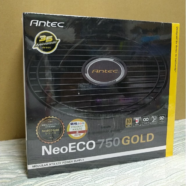 新品未開封！ANTEC NeoECO 750 GOLD PC電源ユニット スマホ/家電/カメラのPC/タブレット(PCパーツ)の商品写真