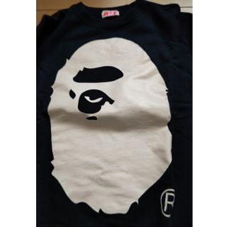 アベイシングエイプ(A BATHING APE)のA BATHING APE   トレーナー(紺)(トレーナー/スウェット)