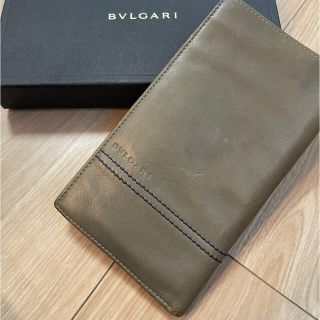 ブルガリ(BVLGARI)の【使用感あり】BVLGARI / ブルガリ 長財布 グレー 33391(長財布)