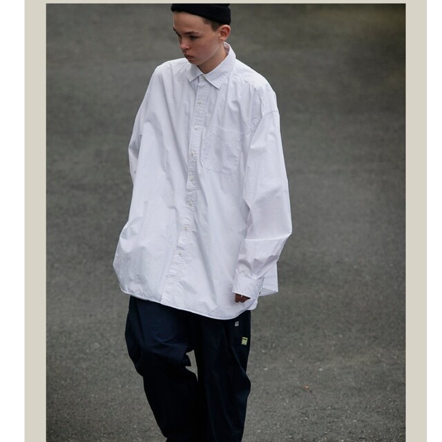 AH×SSZ ビッグシャツ BIG SHIRT White