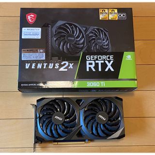 GeForce RTX 3060 Ti VENTUS 2X 8G OCV1(PCパーツ)