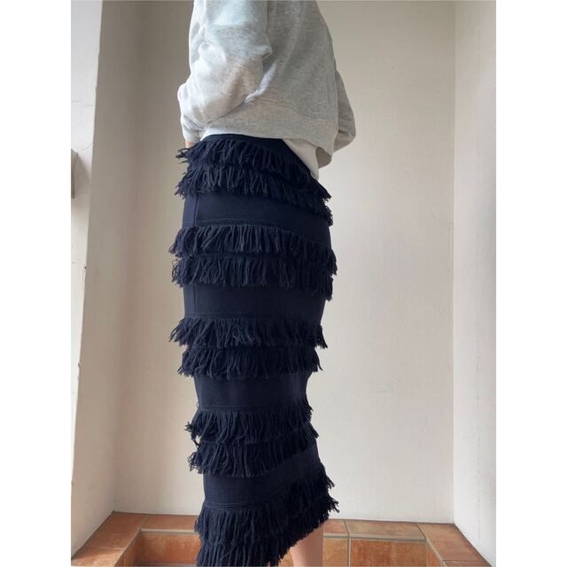 ELIN(エリン)の73nm様 専用　ELIN fringe skirt レディースのスカート(その他)の商品写真