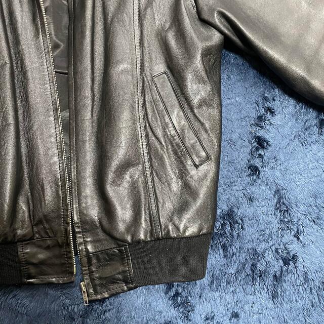 本革レザージャケット[ブラック] メンズのジャケット/アウター(レザージャケット)の商品写真
