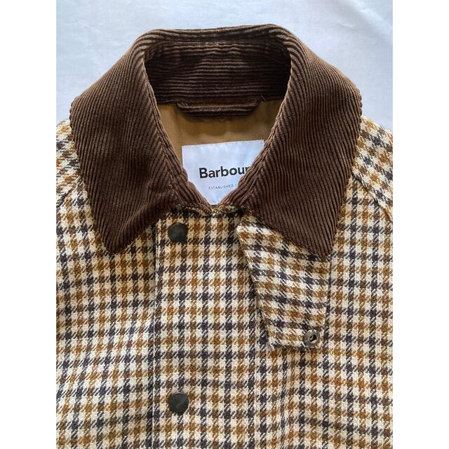 Barbour(バーブァー)のBarbour burghleyガンクラブチェック レディースのジャケット/アウター(ロングコート)の商品写真