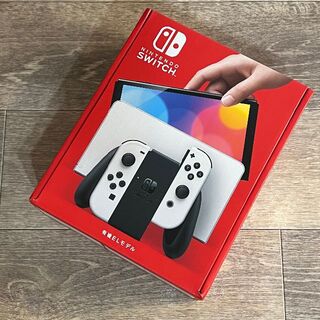 ニンテンドースイッチ(Nintendo Switch)の即発送【新品未使用】Nintendo Switch 有機ELモデル 本体ホワイト(家庭用ゲーム機本体)