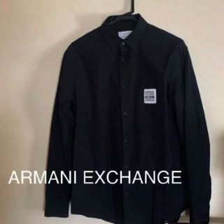 アルマーニエクスチェンジ(ARMANI EXCHANGE)のARMANI exchange 黒シャツ(シャツ)