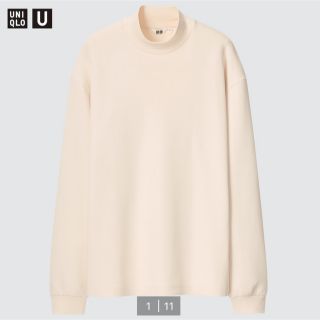 ユニクロ(UNIQLO)のUNIQLO モックネックプルオーバー M(スウェット)