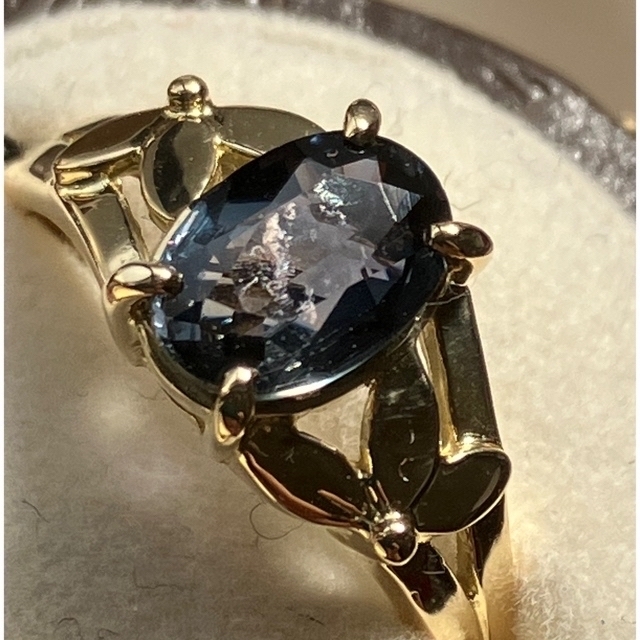 新品　サファイア　ゴールドシーン　1.25ct K18YG リング レディースのアクセサリー(リング(指輪))の商品写真