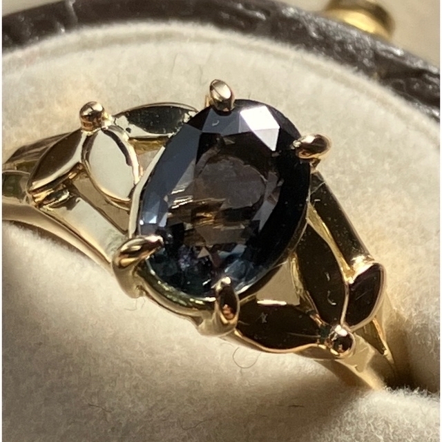 新品　サファイア　ゴールドシーン　1.25ct K18YG リング レディースのアクセサリー(リング(指輪))の商品写真