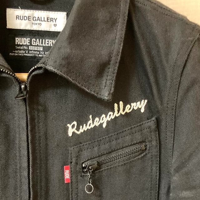 RUDE GALLERY(ルードギャラリー)のRUDE GALLERY ルードギャラリー　刺繍デニムジャケット メンズのジャケット/アウター(Gジャン/デニムジャケット)の商品写真