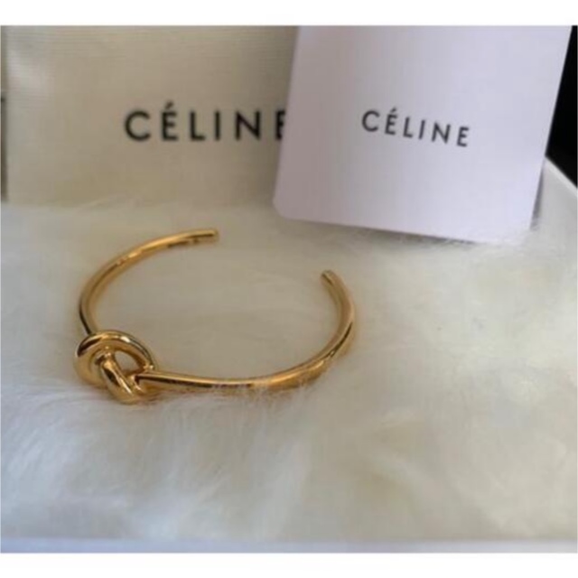 celine - 【お値下げ・超美品】CELINE  ノット ブレスレット / ゴールドフィニッシ