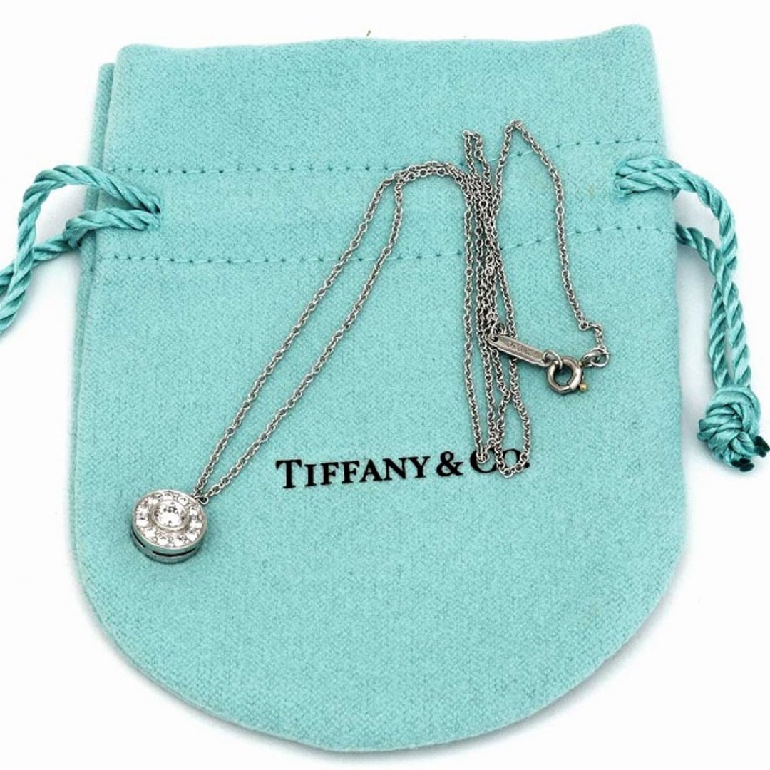 (美品) ティファニー TIFFANY サークレットダイヤネックレス PT950 × ダイヤ ミニより大きい 8878 (美品) ティファニー TIFFANY サークレットダイヤネックレス PT950 × ダイヤ ミニより大きい 8878