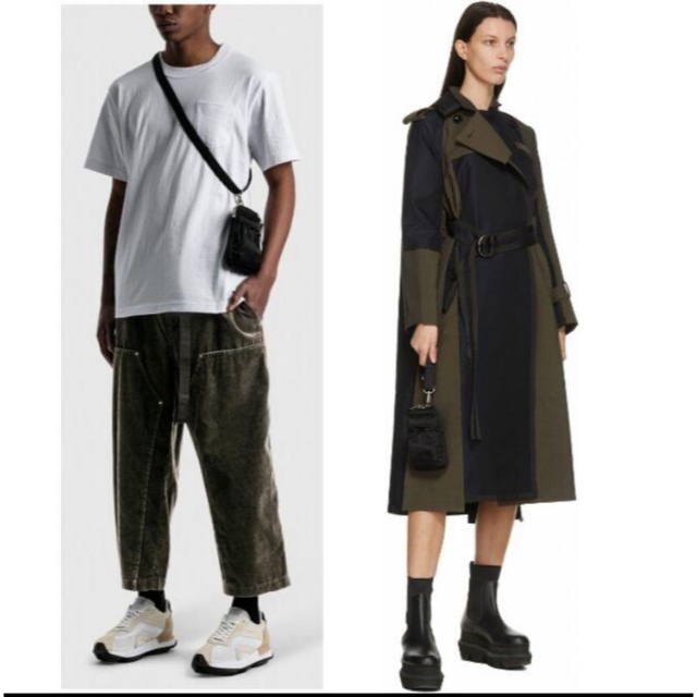 sacai - sacai Porter モバイル ポーチ 黒 スマホ ケース バッグ sacai - sacai Porter モバイル ポーチ 黒 スマホ ケース バッグ