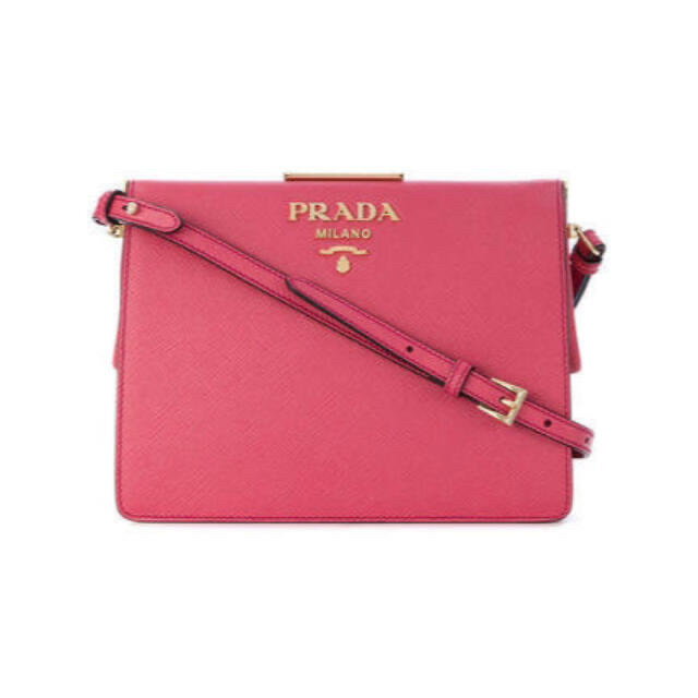 【Gカード有/美品】プラダ　ライトフレームバッグ♡ PRADA ピンク