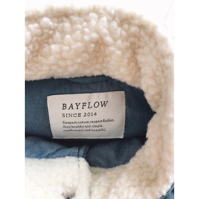 BAYFLOW(ベイフロー)のbayflow ベイフロー　デニムベスト120 キッズ/ベビー/マタニティのキッズ服男の子用(90cm~)(ジャケット/上着)の商品写真