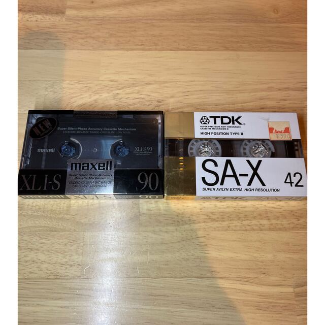 新品未開封カセットテープ TDK SA-X 42 maxell XLI-S 90 スマホ/家電/カメラのオーディオ機器(その他)の商品写真