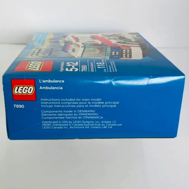 Lego(レゴ)の⭐️廃盤レゴ⭐️ City Emergency Ambulance 7890 エンタメ/ホビーのおもちゃ/ぬいぐるみ(模型/プラモデル)の商品写真