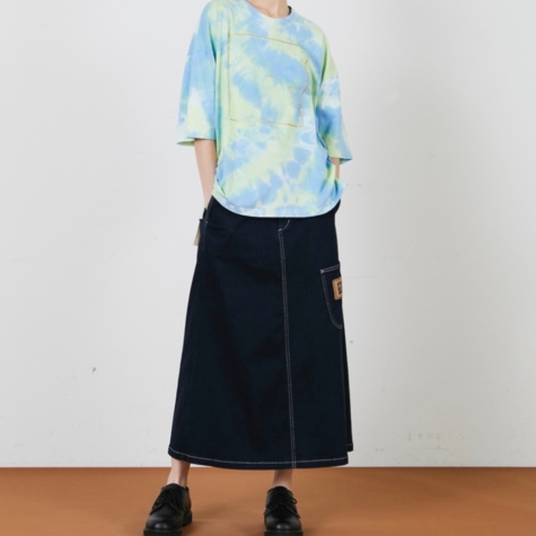 FRAPBOIS(フラボア)の☆未使用☆FRAPBOIS ムーブデニムスカート レディースのスカート(ロングスカート)の商品写真