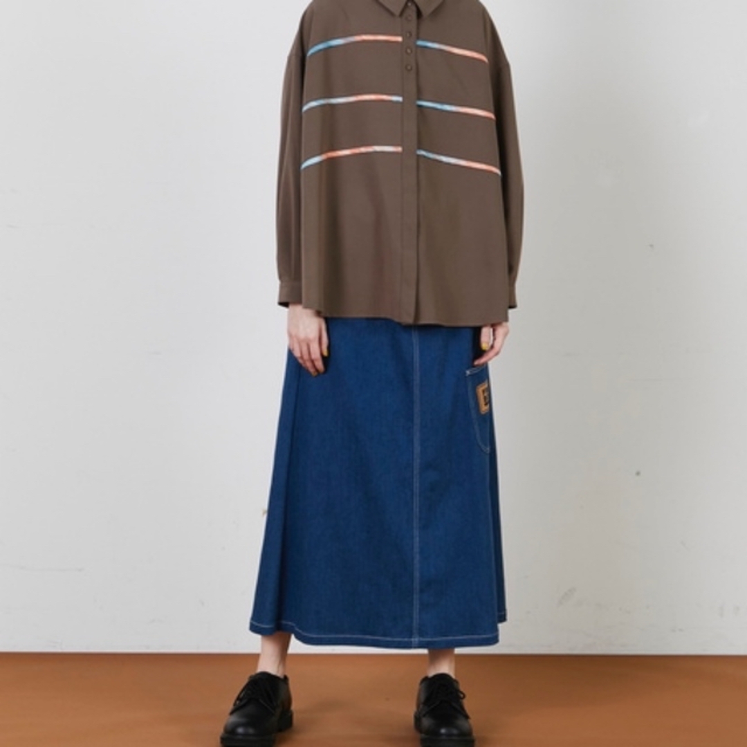 FRAPBOIS(フラボア)の☆新品☆FRAPBOIS ムーブデニムスカート レディースのスカート(ロングスカート)の商品写真