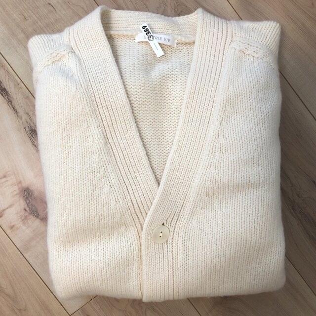 GALERIE VIE ファインウール Vネック ロング カーディガン 割引